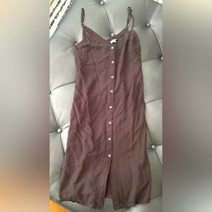 Splendid black button front dress size small